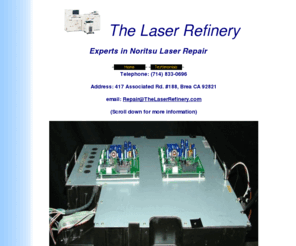 thelaserrefinery.com: Noritsu Minilab Laser Repair-The Laser Refinery-Laser Refurbishing
The Laser Refinery - Experts in Noritsu Laser Repair and Laser Refurbishing. Repair of Noritsu QSS-30, 31, 32 and 33 Series Lasers. Fast, Affordable Service.