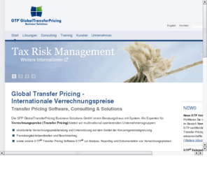 transferpricingportal.com: GTP GlobalTransferPricing Business Solutions GmbH
Transfer Pricing, Verrechnungspreisanalyse und Verrechnungspreisdokumentation