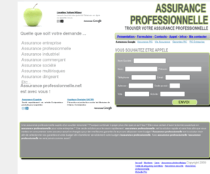 assurance-professionnelle.net: assurance professionnelle, devis d'assurance professionnelle
L'Assurance professionnelle pour les spécialistes de l'assurance - pour les entreprises, commercants, artisants et professions liberales