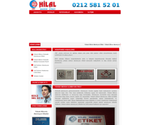 hilalmadenietiket.com: Hilal Madeni Etiket İmalatı
Çelik Etiket İmalatı