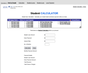 student-calculator.com: Student Calculator
 The student Calculator will help you to calculate your student loan