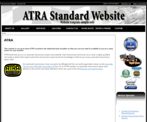 atrastandard.com: ATRA
Automatic Transmission Rebuilders Association International Association website template for members.