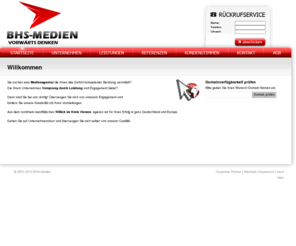 bhs-medien.net: BHS-MEDIEN - Hardware Software Webdesign Netzwerk Komplettlösung
Ihre Medienagentur - Service, Beratung, Konzeption, Kreativität, überzeugen Sie sich selbst.