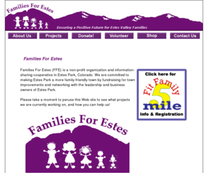 familiesforestes.org: Families For Estes
Improving Estes Park for Families and Children.