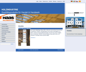 haas-holzbau.net: HAAS Holzindustrie - Qualitätsprodukte für Handel & Handwerk Homepage
Homepage