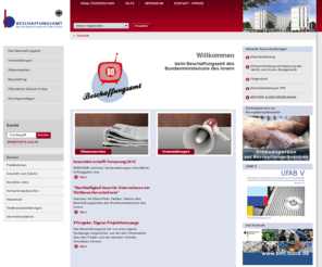beschaffungsamt.net: Beschaffungsamt - Startseite
Homepage des deutschsprachigen Auftritts