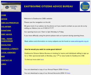 eastbournecab.co.uk: Eastbourne Citizens Advice Bureau
