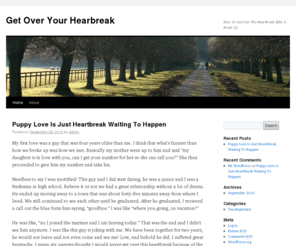 getoveryourheartbreak.com: Get Over Heartbreak, How To Get Over A Heartbreaking Break Up
How to cure the painful heartbreak at the end of a relationship with a guy you still care about and get over the pain of breaking up.