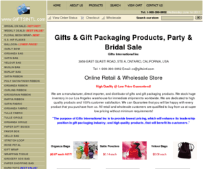 giftsintl-us.com: Gifts International Inc - Gifts and Packaging Online Store
