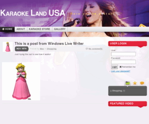 karaokepalace.com: Karaoke Land USA « Here you're a star!
Here you're a star!