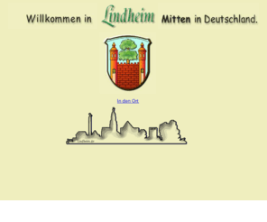 lindheim.de: Lindheim - Mitten in Deutschland
Offizielle Homepage des Ortsteils Lindheim der Gemeinde Altenstadt/Hessen