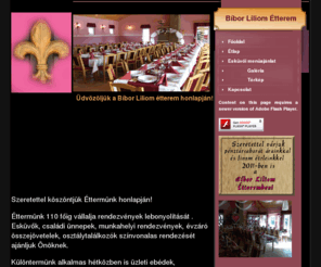 biborliliom.com: Bíbor Liliom Étterem
Restaurant website