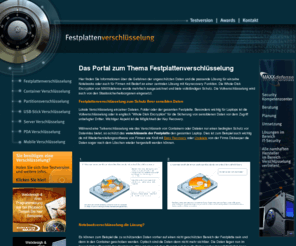 festplattenverschluesselung.com: Festplattenverschlüsselung   Informationen   Testversion   Das Portal 2007 - Home
Festplattenverschlüsselung das Portal, Testversion, Informationen zu Notebookverschlüsselung, Laptop verschlüsseln, Notebook Sicherheit, Datensicherheit, Notebook verschlüsseln