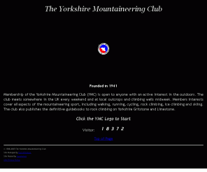 theymc.org.uk: The Yorkshire Mountaineering Club
The Web Site of the UK based Yorkshire Mountaineering Club (YMC).