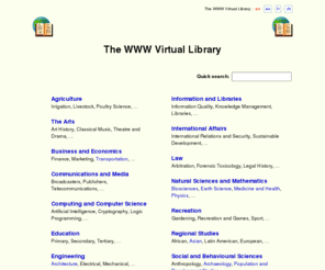 vlib.org: The WWW Virtual Library
