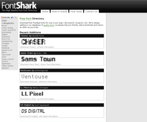 fontshark.com: Download Free Fonts | FontShark.com
Download free and shareware fonts.