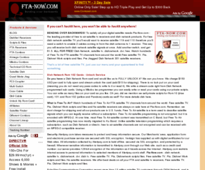 fta-now.com: dish network, satellite tv, dishnetwork, dvr, free Dishnet Work scripts and files
Fta-Now.com has the best deals on all your FTA and satellite tv receivers, Free satellite TV, Fta, Dishnet Work scripts and files - Fta-Now.com. 