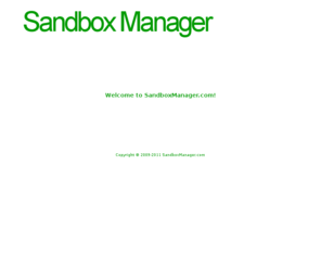 sandboxmanager.net: Sandbox Manager - 
Site for the Sandbox Manager game