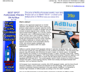 ad-blue.org: ad-blue.org
:: ad blue.org :: the UK resource for information on adblue and selective Catalytic Reduction Systems SCR 