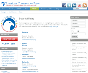 iowaconservativeparty.org: State Affiliates
The American Conservatives -- home of the American Conservative Party