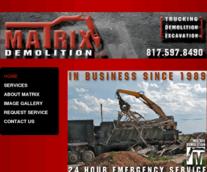 matrixdemolition.com: Matrix Demoliton LLC - WELCOME TO MATRIX DEMOLITION, LLC
Matrix Demoliton LLC