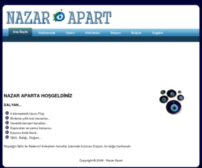nazarapart.com: Nazar Apart - Dalyan/Muğla - Ana Sayfa
Nazar Apart - Dalyan/Muğla - Ana Sayfa