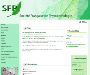 sfp-asso.org: SFP Asso association
Association Française de Phythopathologie