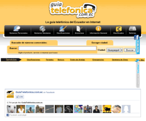 misguiastelefonicas.com: Guia telefonica Ecuador / Paginas Amarillas Ecuador / Guiatelefonica / Guía telefónica
pagina de busqueda de servicios