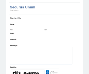 securusunum.com: SecurusUnum
Securus Unum.  One Secure.