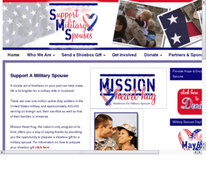 supportourmilitaryspouses.org: Support Military Spouses
The nation's only program dedicated to assembling and collecting shoebox gifts for military spouses