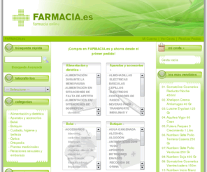 farmacia.es: FARMACIA.es - farmacia online
Farmacia.es, farmacia online para toda España. Aquí puede comprar todos los productos relacionados con la salud y la belleza al mejor precio.