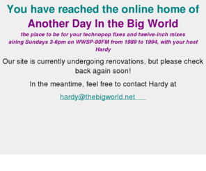 thebigworld.net: Another Day In the Big World ... Online!
