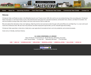 christensensales.com: Christensen Sales Corp. - Abbotsford, Wisconsin
Christensen Sales Corp. - Find Central Wisconsin Auctions and Real Estate Here!