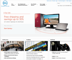 dellpersonalcomputer.com: Dell – The Official Site | Dell
Dell provides technology solutions, services and support.  Visit Dell.com for Laptops, Netbooks, Tablet PCs, Desktops, Monitors, Servers, Storage, Mobile Phones, Printers and Computer Accessories.