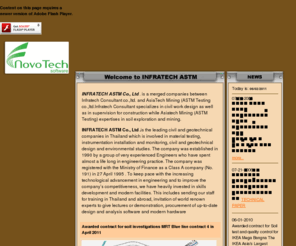 i-astm.com: INFRATECH ASTM
soil investigation,pile integrity test,pile monitoring,inclinometer system,pile load test,land survey,building investigation survey,underground work,engineer dedign,soil test,survey