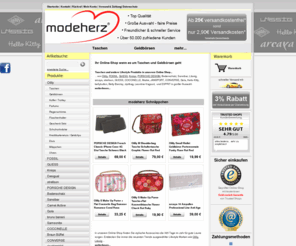 modeherz.com: Tasche - Taschen Online Shop
Schicke Taschen, Handtaschen, Shopper preiswert zu kaufen im Online Shop von modeherz.