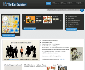 thebarexaminer.com: The Bar Examiner
The Bar Examiner. Bar and Nightclub reviews, local events and fun!