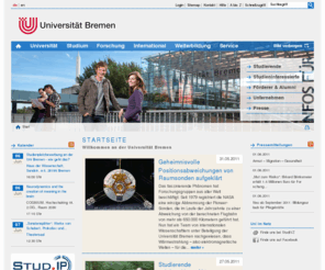 universitaet-bremen.com: Universität Bremen: Startseite
Willkommen auf den Webseiten der Universität Bremen. Die Startseite enthält aktuelle Meldungen und weist den Weg zu den Informationen zu Universität, …