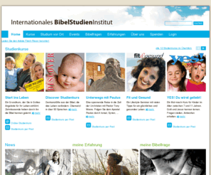 bibelstudien-institut.org: Home: Internationales BibelStudienInstitut
Das INTERNATIONALE BIBELSTUDIEN-INSTITUT ist eine Einrichtung des Medienzentrums STIMME DER HOFFNUNG. Es ist das älteste Institut für kostenlosen Bibelfernunterricht in Deutschland und wurde 1948 gegründet, weil Hörer von christlichen Radiosendungen mehr ü