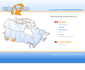 edmontonrepo.com: Repo.com - Online classifieds for repossessed cars, trucks, vans, SUVs and other vehicle repos
Repo.com is an online classifieds solution for buying and selling bankrupt, repossessed and collected cars, trucks, vans, minivans, SUVs, and other vehicles.