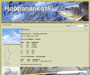 huopanankoski.fi: Huopanankoski - Etusivu
Huopanankoski, rakkaudesta kalastukseen