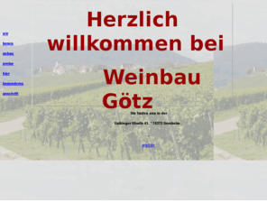 weinbau-goetz.com: Willkommen bei Weinbau Götz
