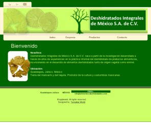 alimentos-deshidratados.com: Deshidratados Integrales de México S.A. de C.V.
alimentos deshidratados, dried fruit and vegetables