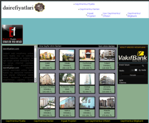 dairefiyatlari.com: dairefiyatlari.com, online daire fiyatla ma, Dairefiyatları Konut Web Platformu
