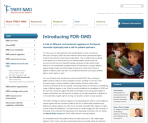 for-dmd.org: TREAT-NMD : Introducing FOR-DMD
Advancing diagnosis, care and treatment for people with neuromuscular diseases around the world.