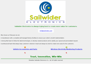 sailwider.com: Shenzhen Sailwider Electronics Co., Ltd.
