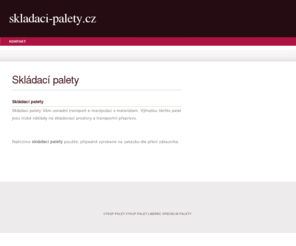 skladaci-palety.cz: Skládací palety
Skládací palety