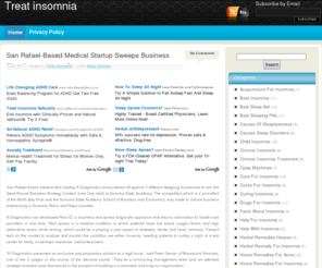 treatinsomnia.info: Treat insomnia
If you want to have always fresh information about Treat insomnia, this site is for you. Don't forget to subscribe to our RSS.