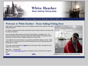 white-heather-nobby.com: White Heather Nobby - Manx Sail Fishing Boat
