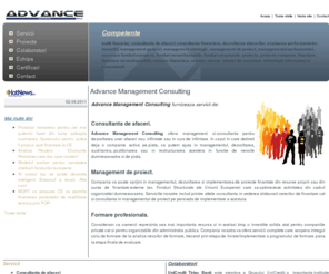 advance-mc.ro: Advance Management Consulting
Advance-mc: Management si consultanta in afaceri. Management de proiect. Formare profesionala.